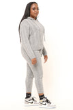 COZY KNIT PULLOVER SWEATER CAPRI SET